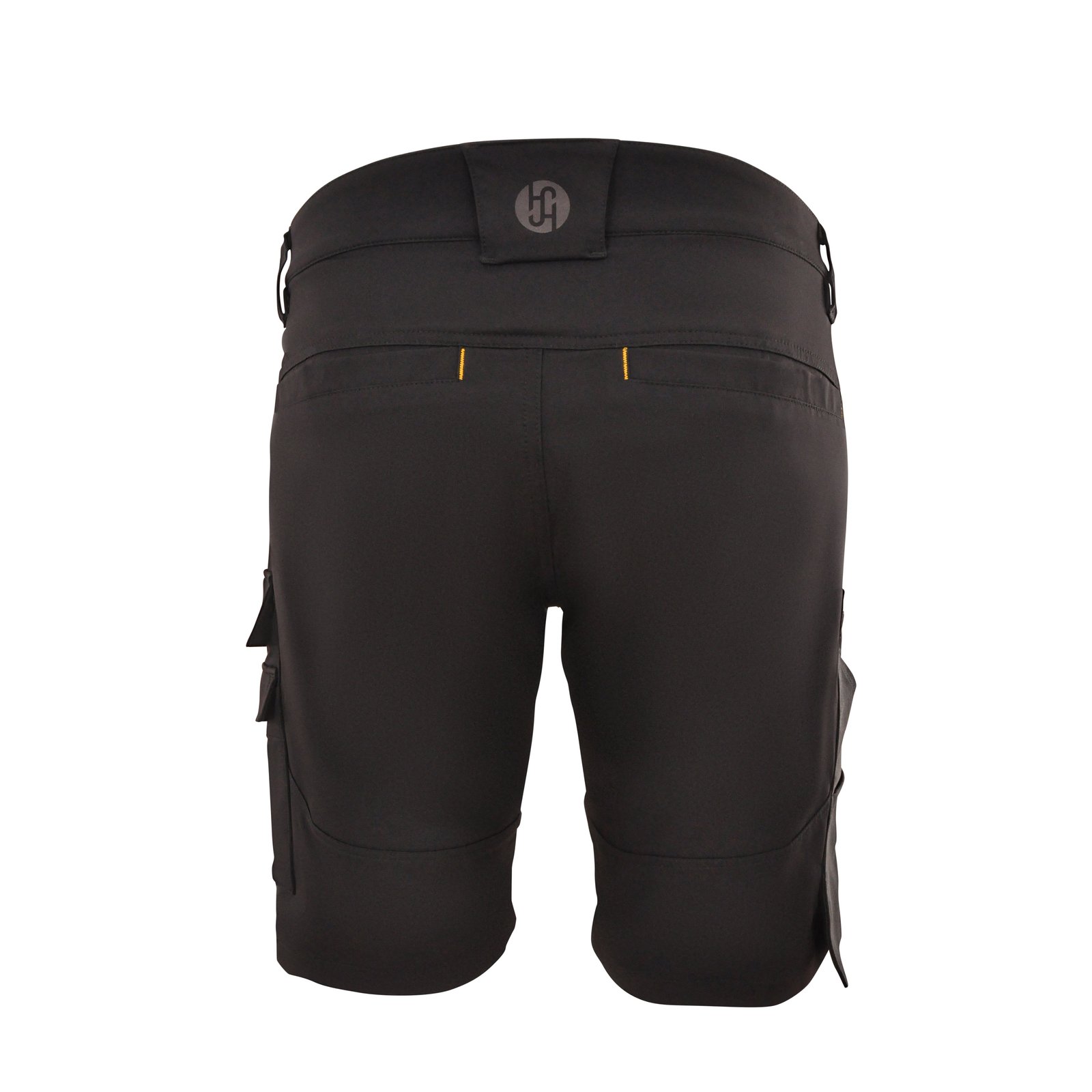 Shorts Herren Schwarz – 4 Way Stretch Short Herakles, Detailansicht