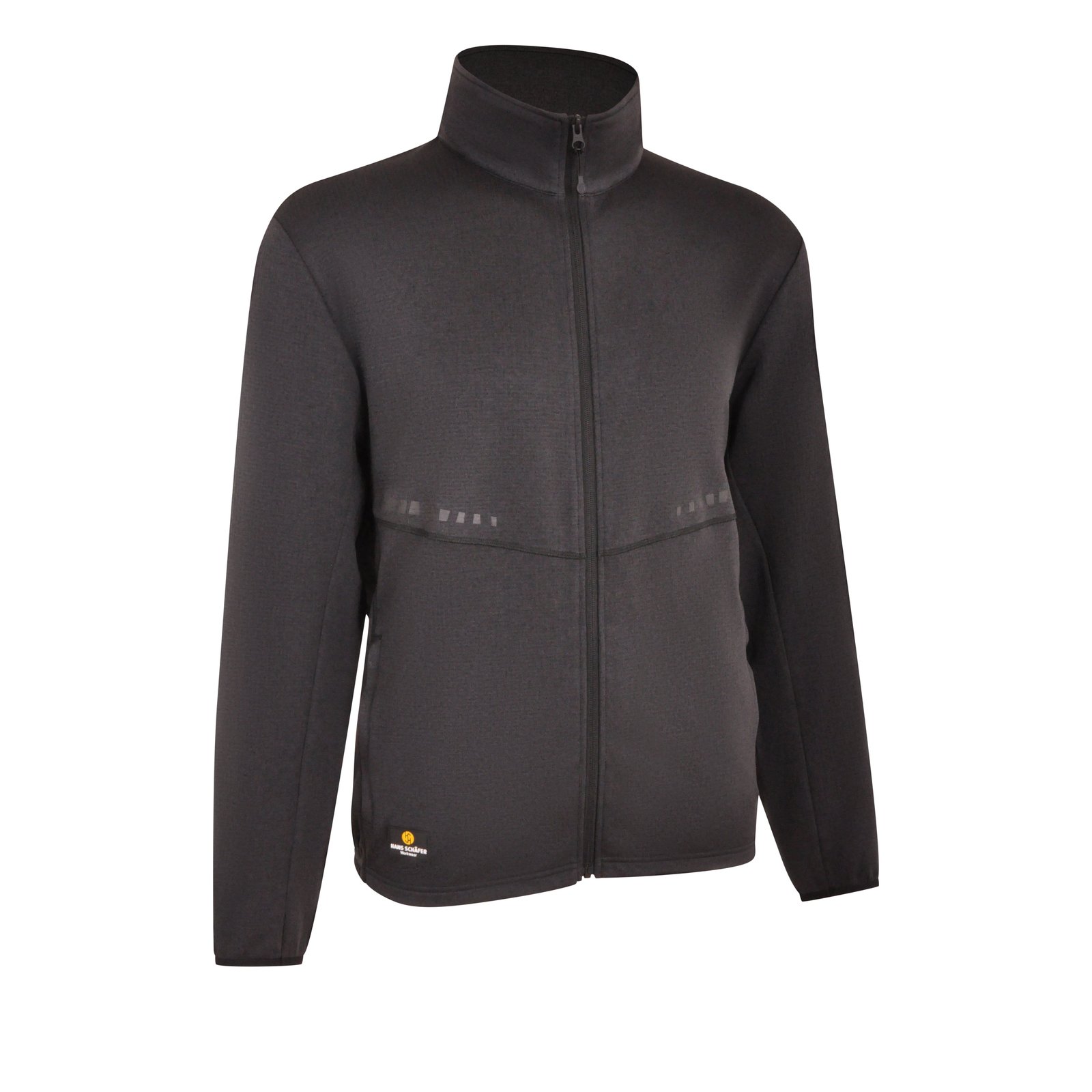 Jacke Herren Schwarz – Powerjacke, Detailansicht