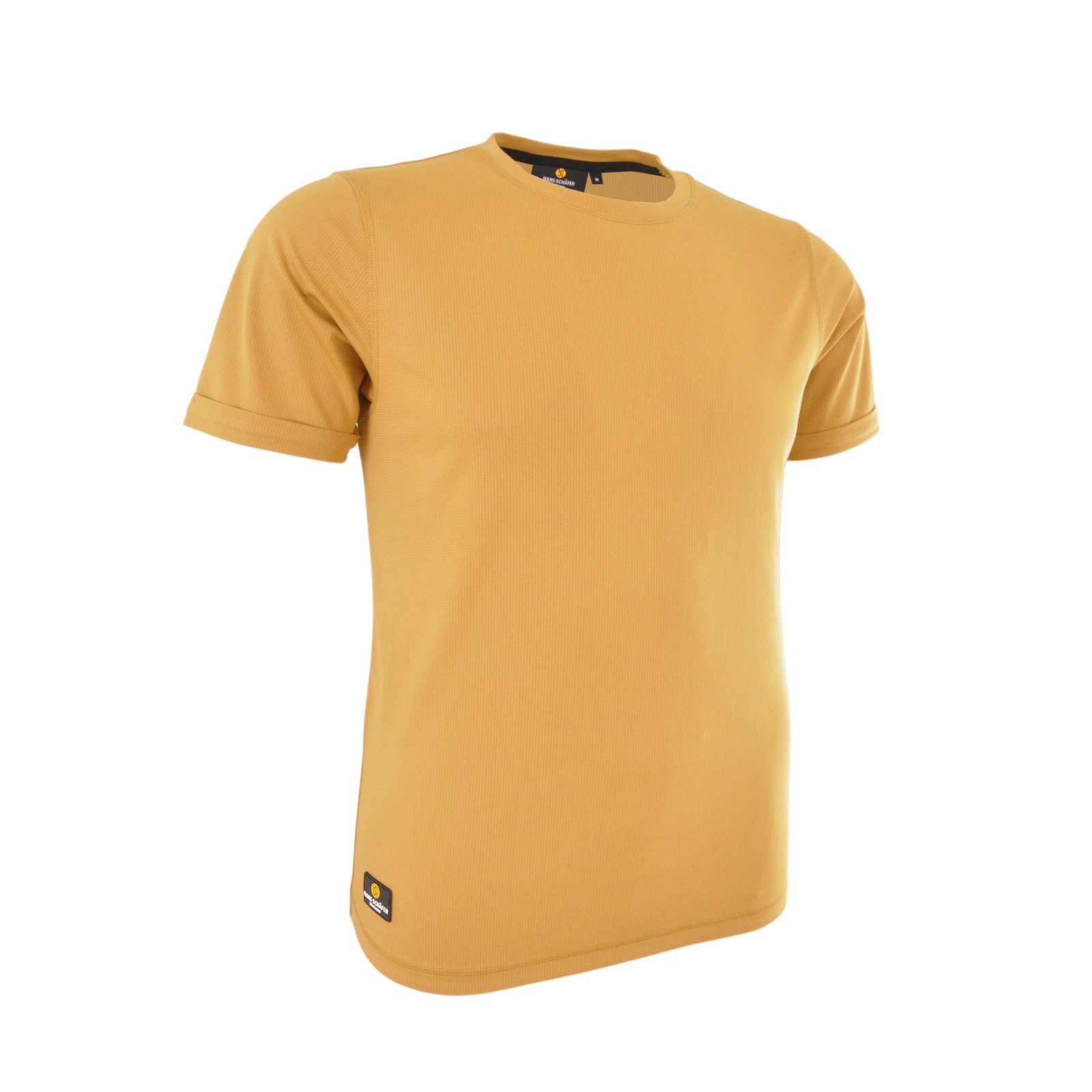 T-Shirt Herren Curry – Funktions T-Shirt, Detailansicht