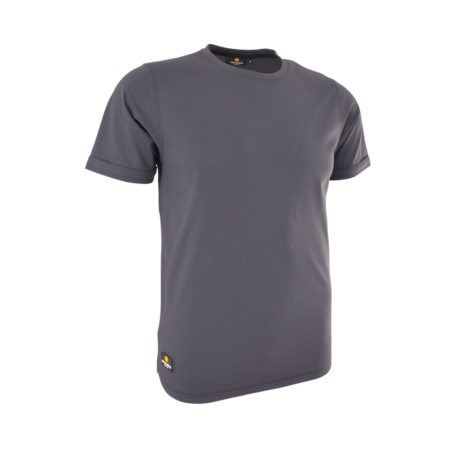 T-Shirt Herren Grau – Funktions T-Shirt, Detailansicht