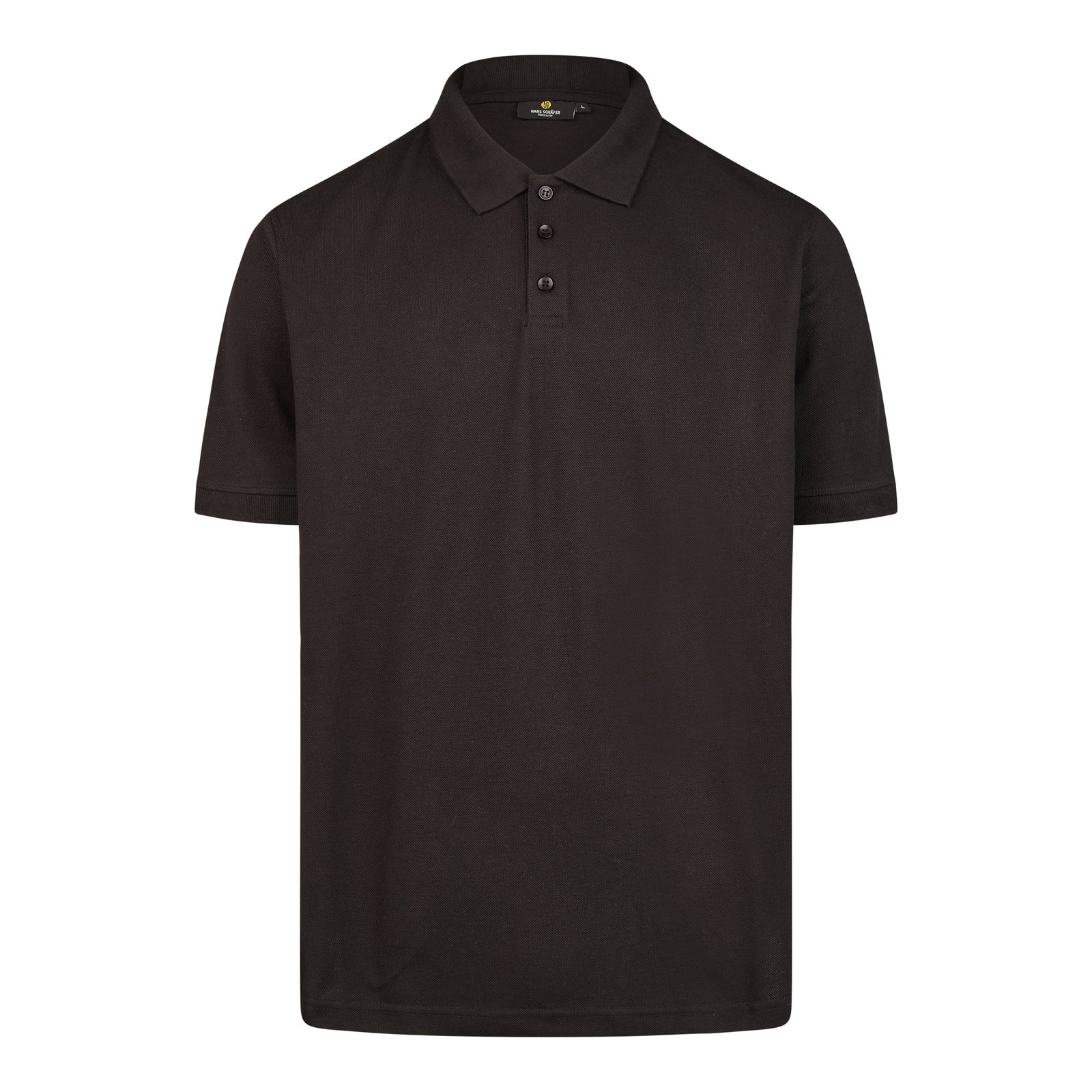 T-Shirt Herren Schwarz – BASIC Poloshirt Leasing