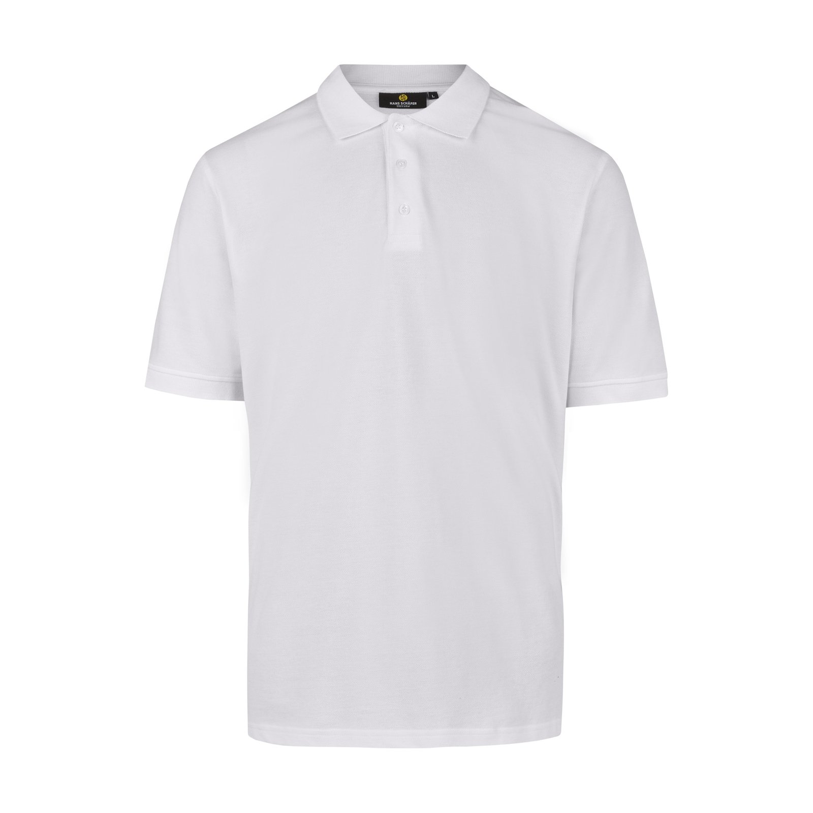 T-Shirt Herren Weiß – BASIC Poloshirt Leasing