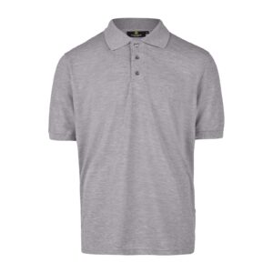 T-Shirt Herren Grau meliert – BASIC Poloshirt