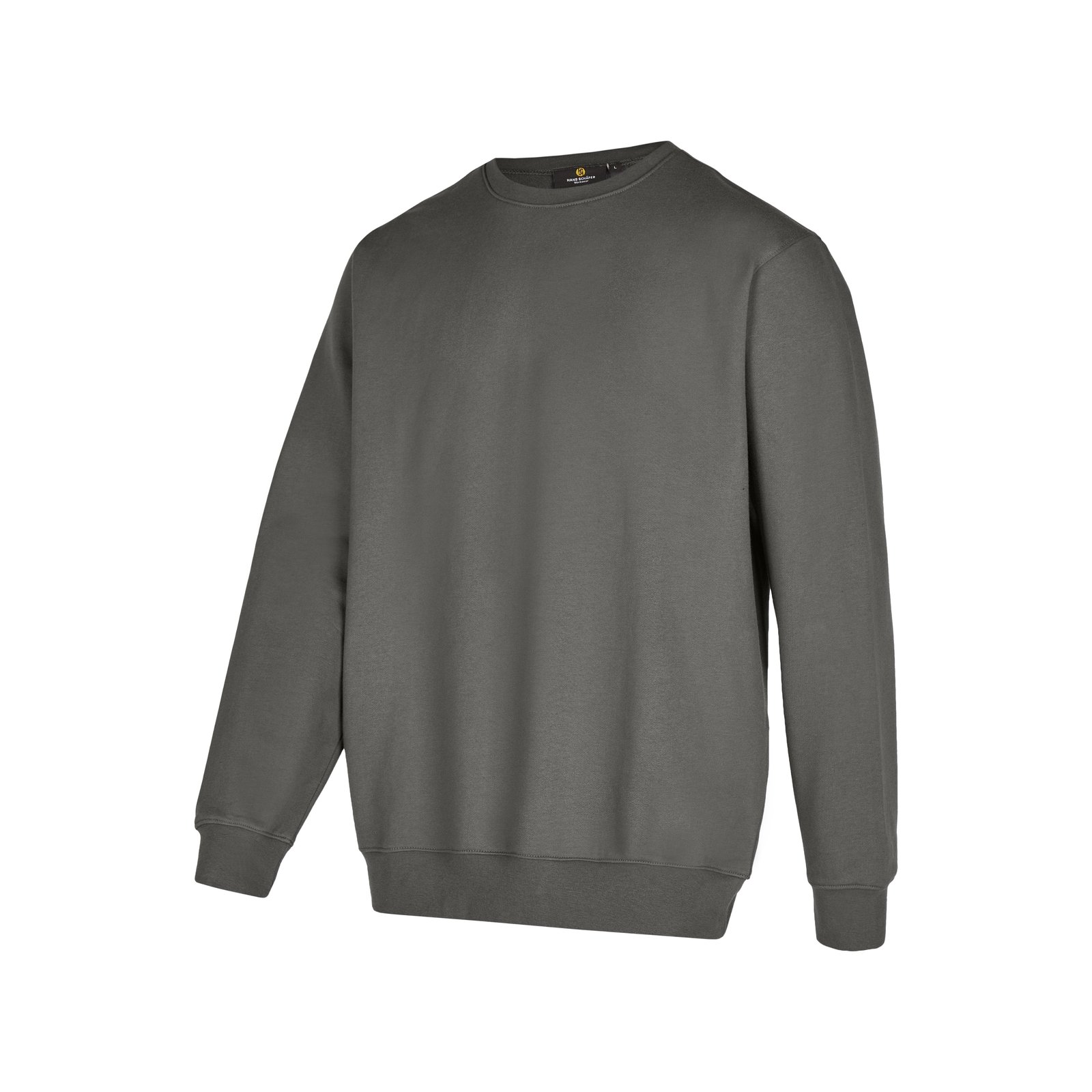 T-Shirt Herren Anthrazit – BASIC Sweatshirt, Detailansicht