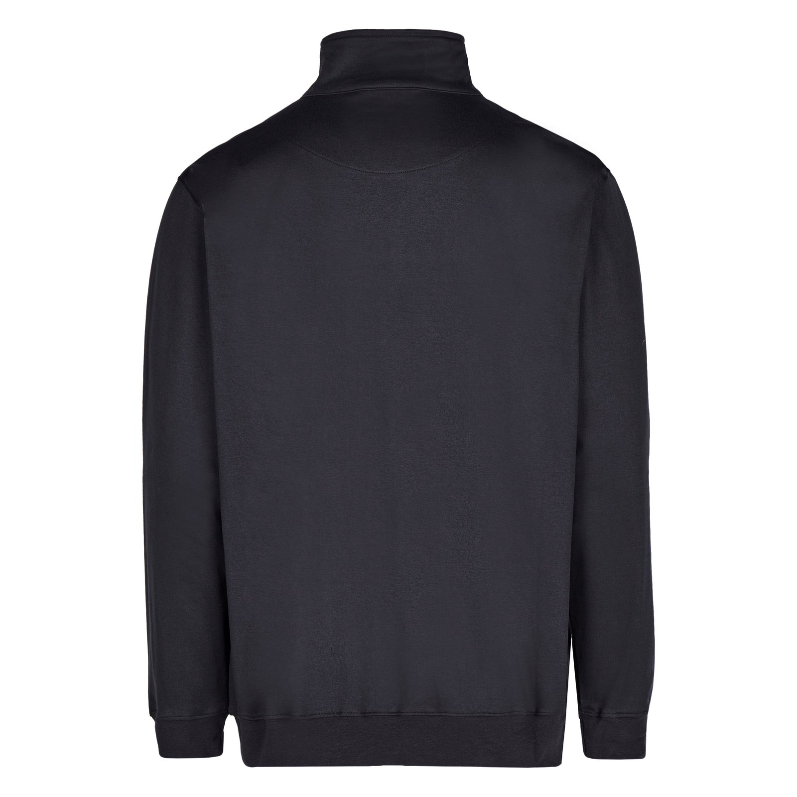 T-Shirt Herren Navy – BASIC Zip-Sweatshirt, Detailansicht