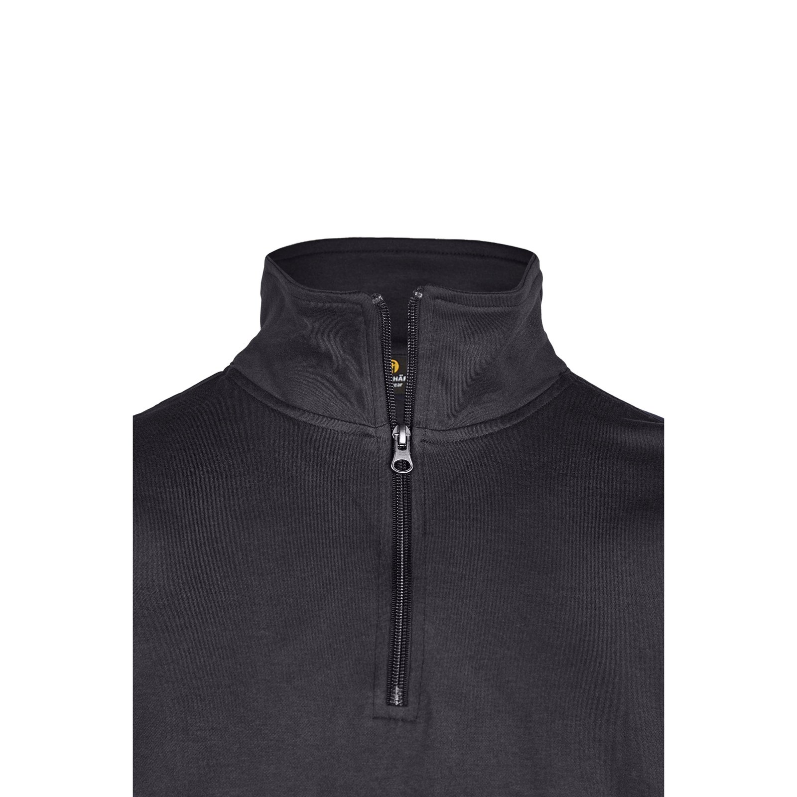 T-Shirt Herren Navy – BASIC Zip-Sweatshirt, Detailansicht