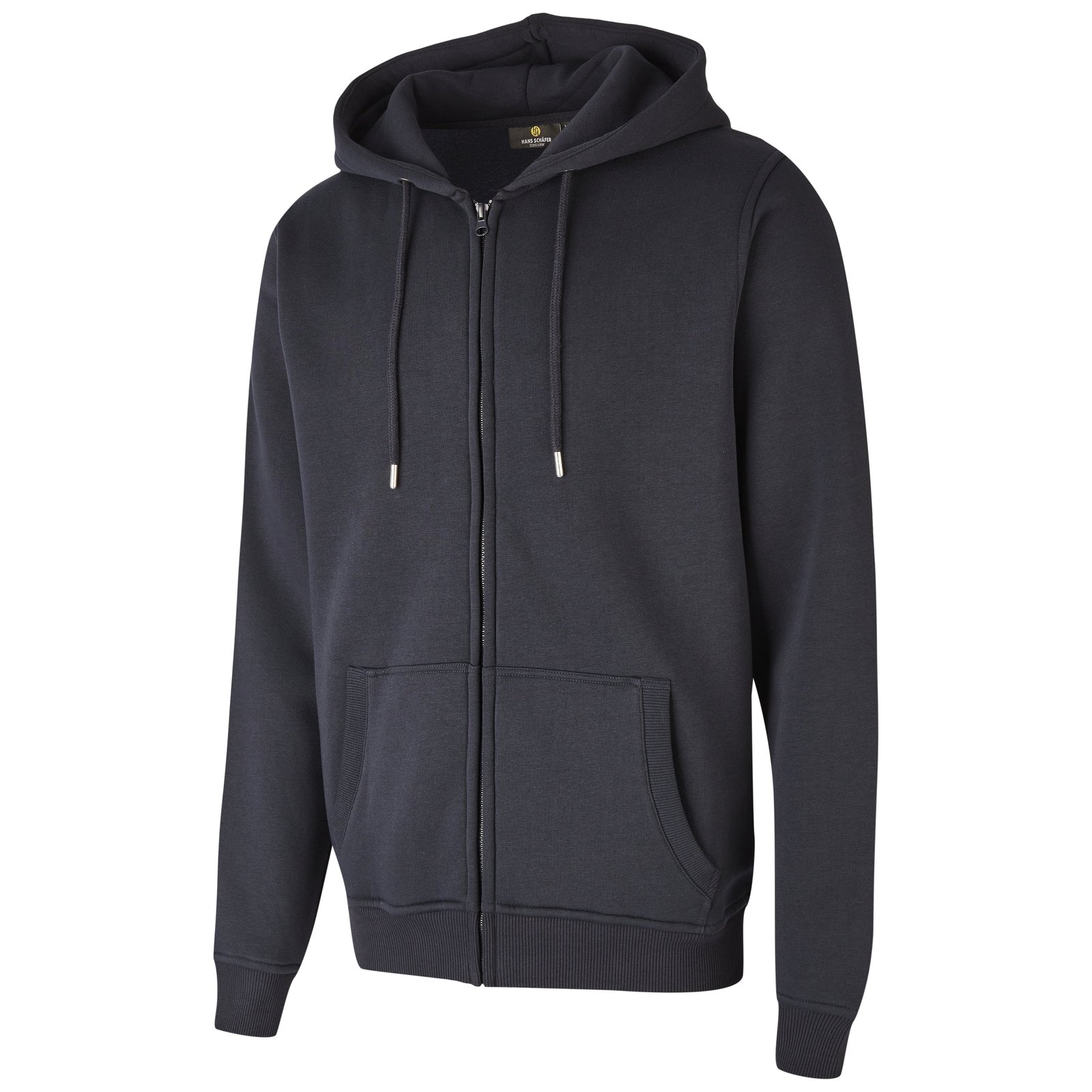 Jacke Herren Navy – BASIC Kapuzenjacke, Detailansicht