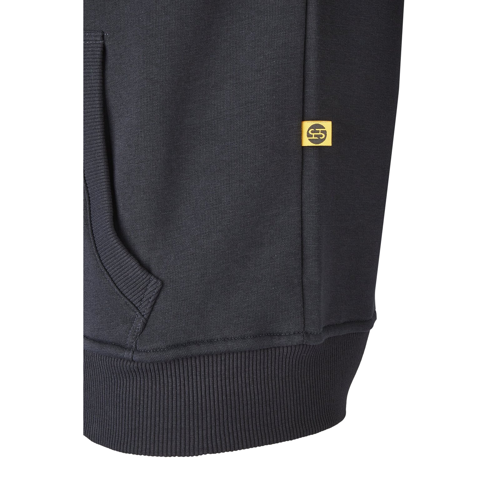 Jacke Herren Navy – BASIC Kapuzenjacke, Detailansicht