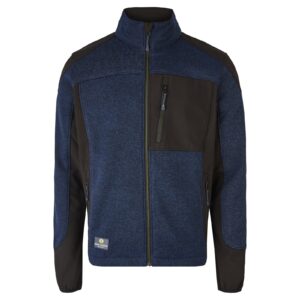 Jacke Herren Anthrazit – SMART Strickfleecejacke