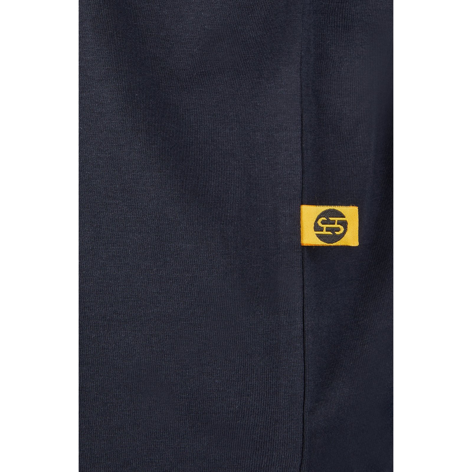 T-Shirt Herren Navy – BASIC T-Shirts, Detailansicht