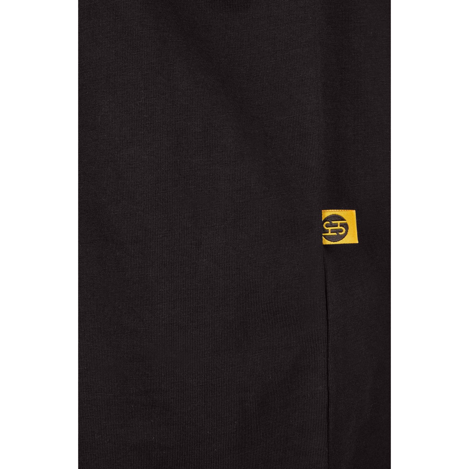 T-Shirt Herren Schwarz – BASIC T-Shirts, Detailansicht