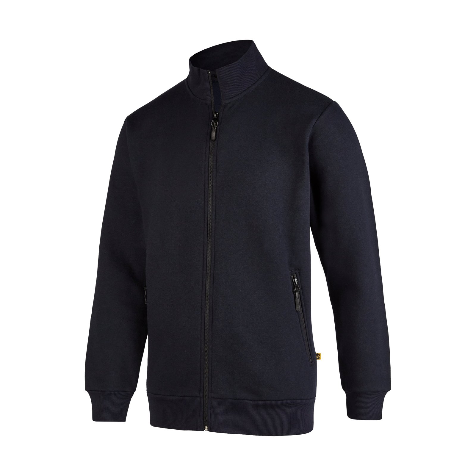 Jacke Herren Navy – BASIC Sweat-Jacke, Detailansicht