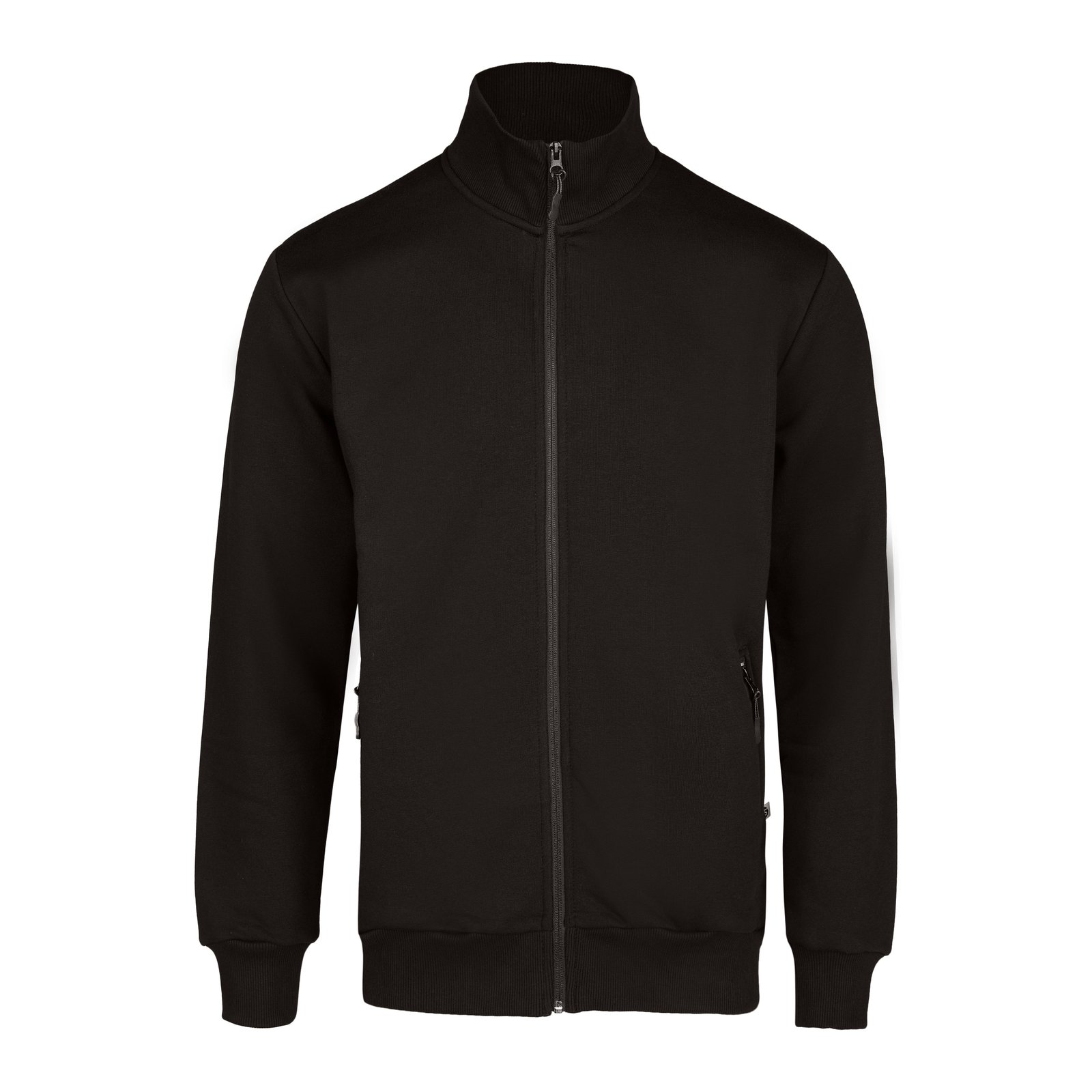 Jacke Herren Schwarz – BASIC Sweat-Jacke