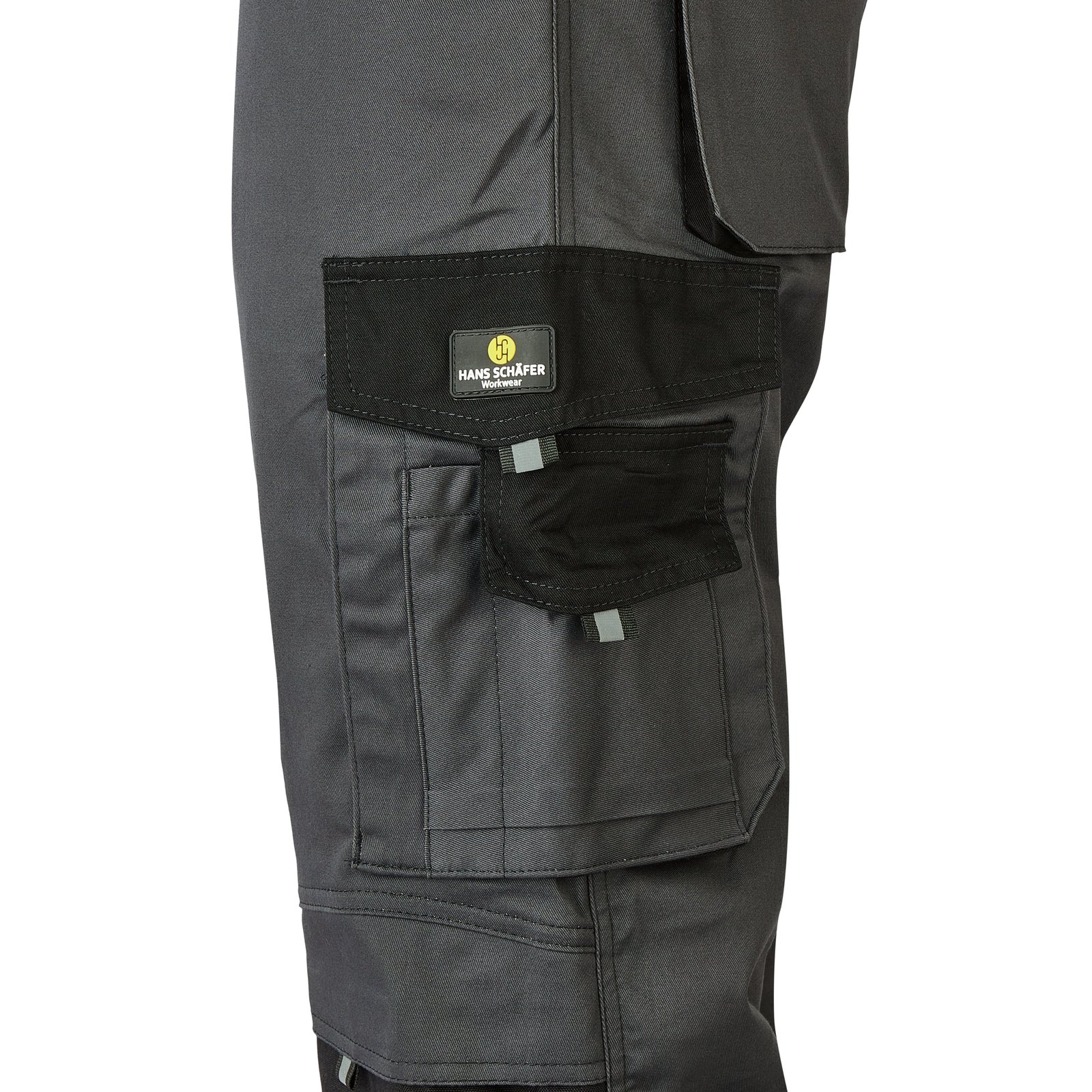 Hose Herren Grau – Professional Bundhose Argos, Detailansicht