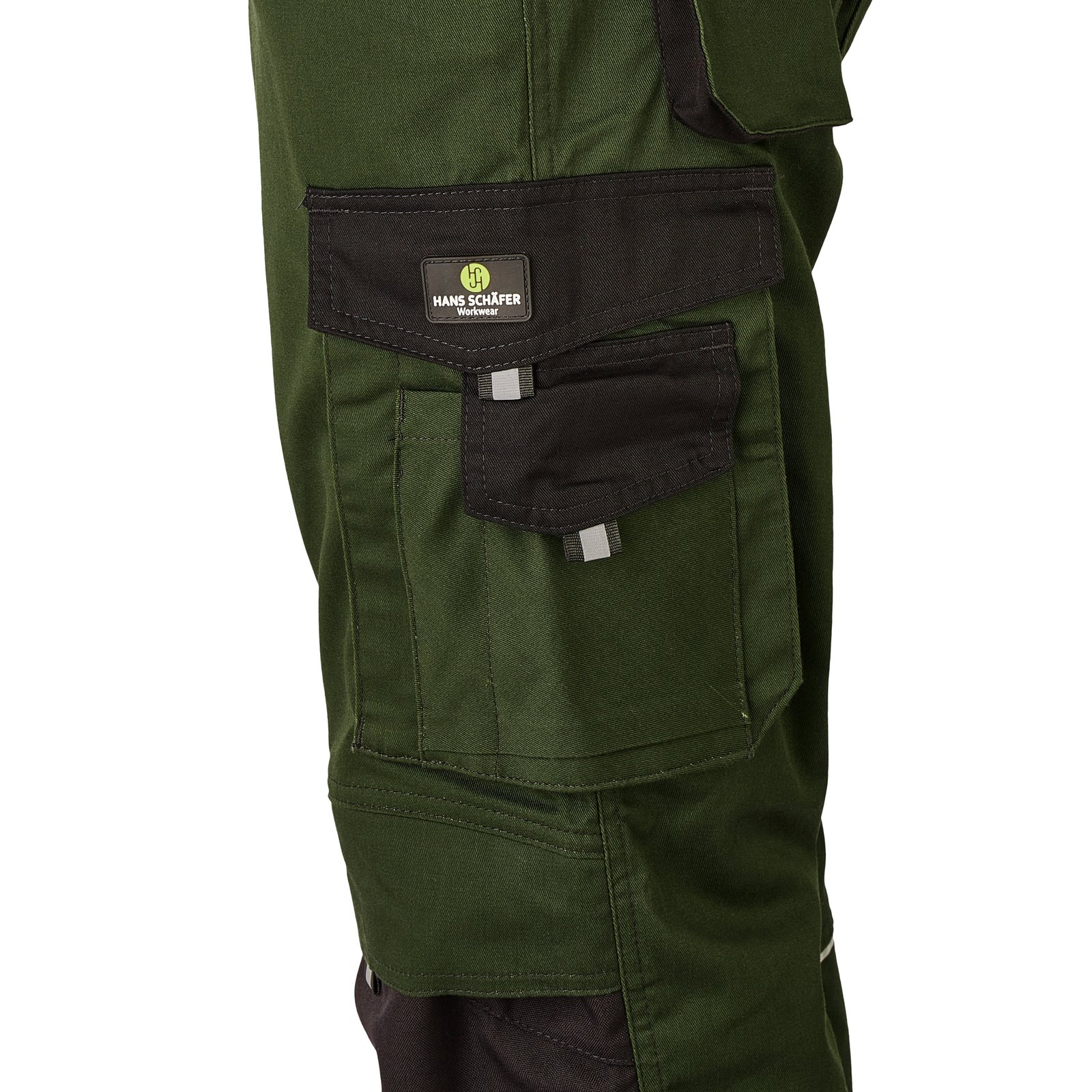 Hose Herren Oliv – Professional Bundhose Argos, Detailansicht