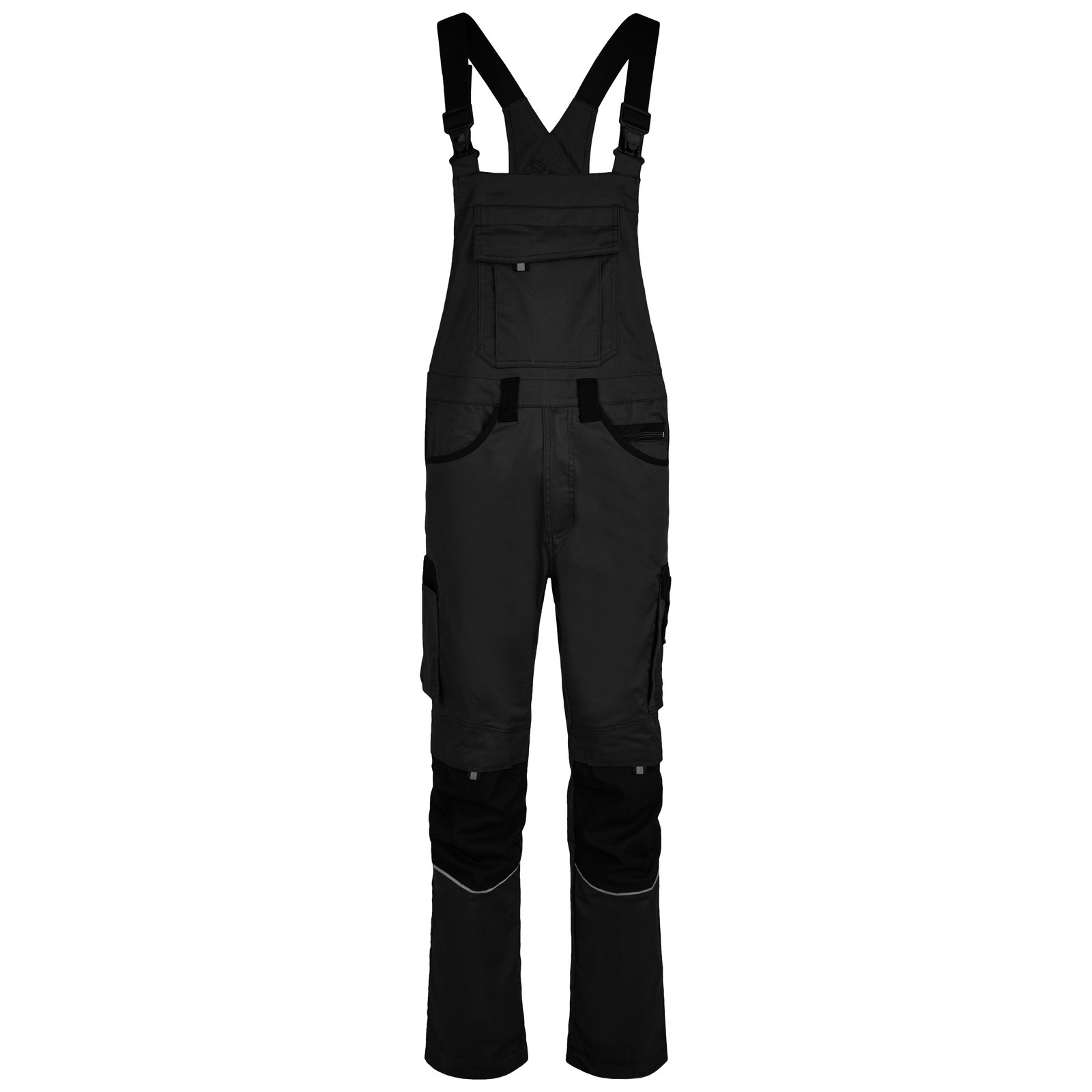 Hose Herren Schwarz – Professional Latzhose Ares