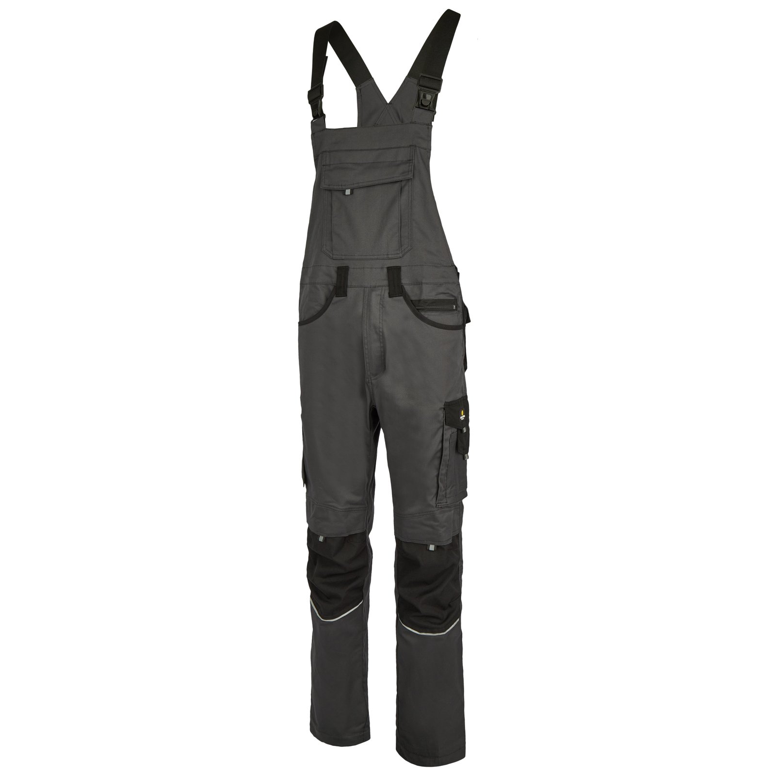 Hose Herren Grau – Professional Latzhose Ares, Detailansicht