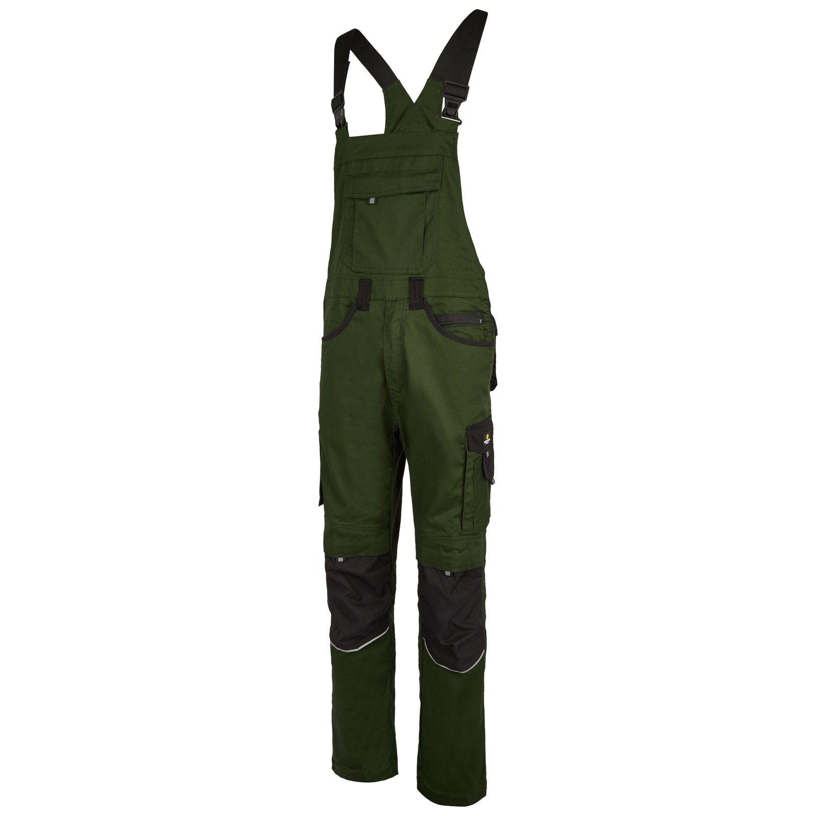 Hose Herren Oliv – Professional Latzhose Ares, Detailansicht