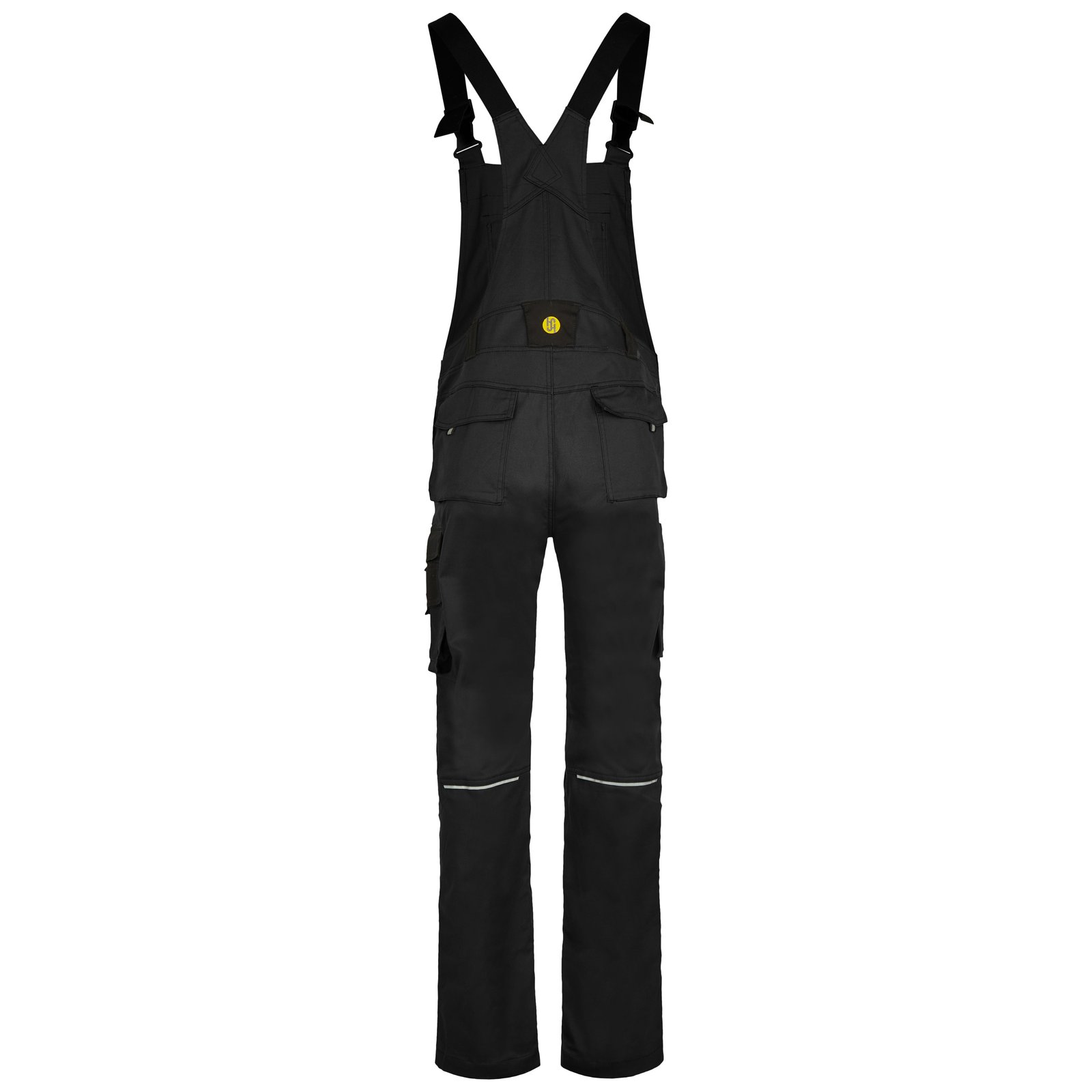 Hose Herren Schwarz – Professional Latzhose Ares, Detailansicht
