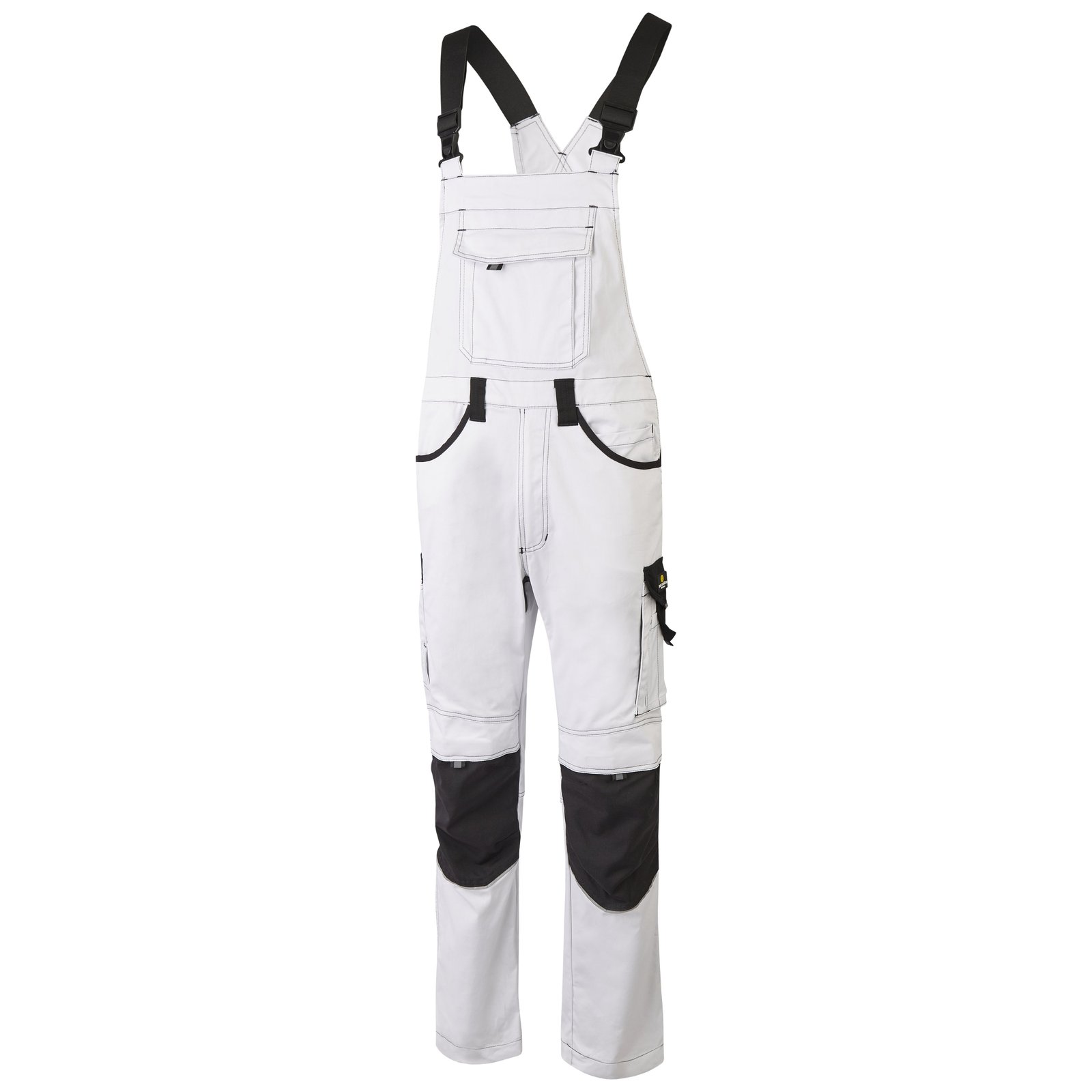 Hose Herren Weiß – Professional Latzhose Ares, Detailansicht