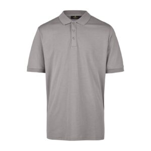 T-Shirt Herren Grau meliert – BASIC Poloshirt Cool