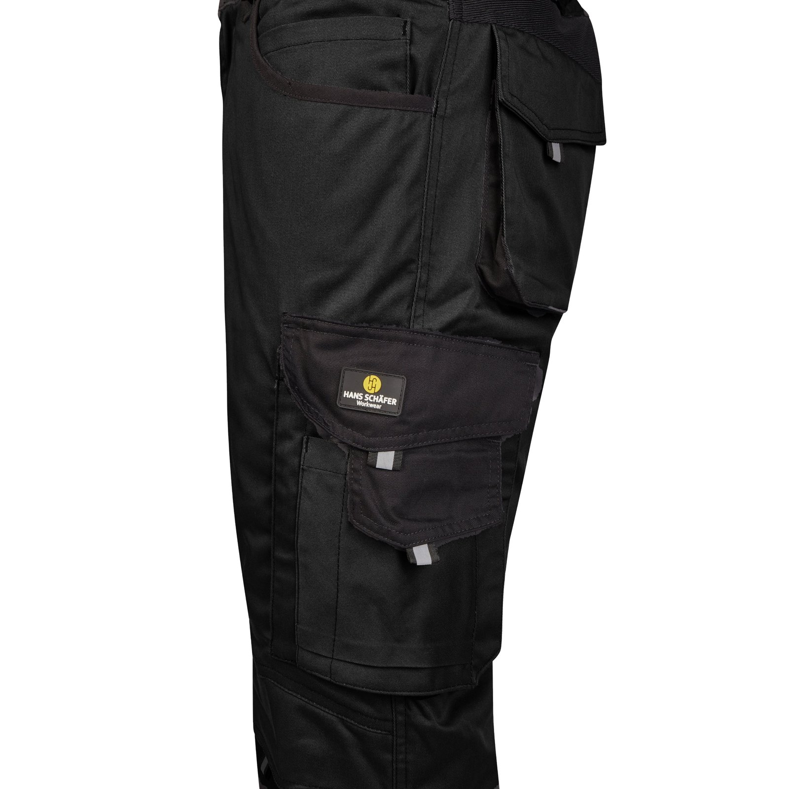 Hose Herren Schwarz – Professional Winterhose Argos Winter, Detailansicht