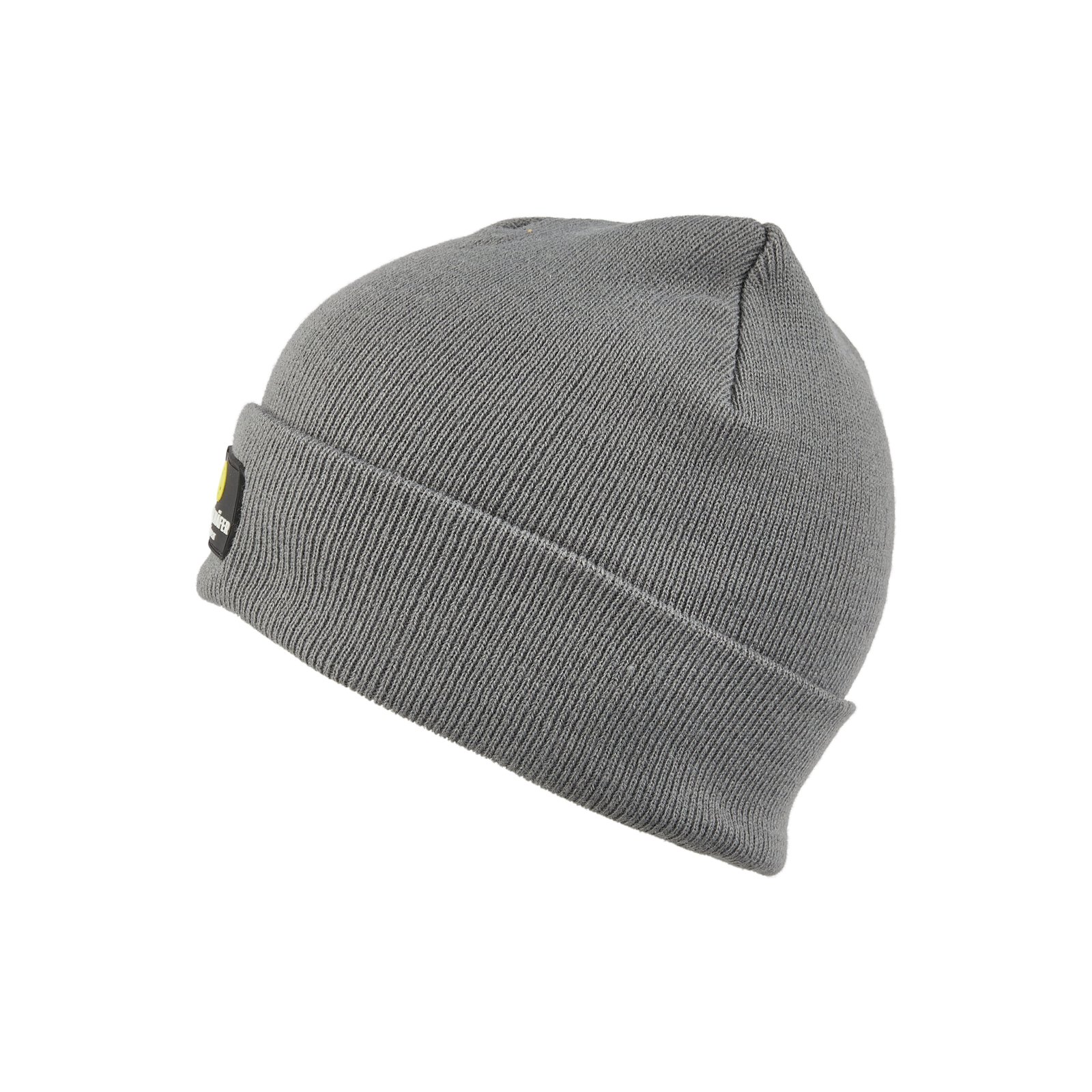 Mütze Unisex Anthrazit – Strickmütze, Detailansicht