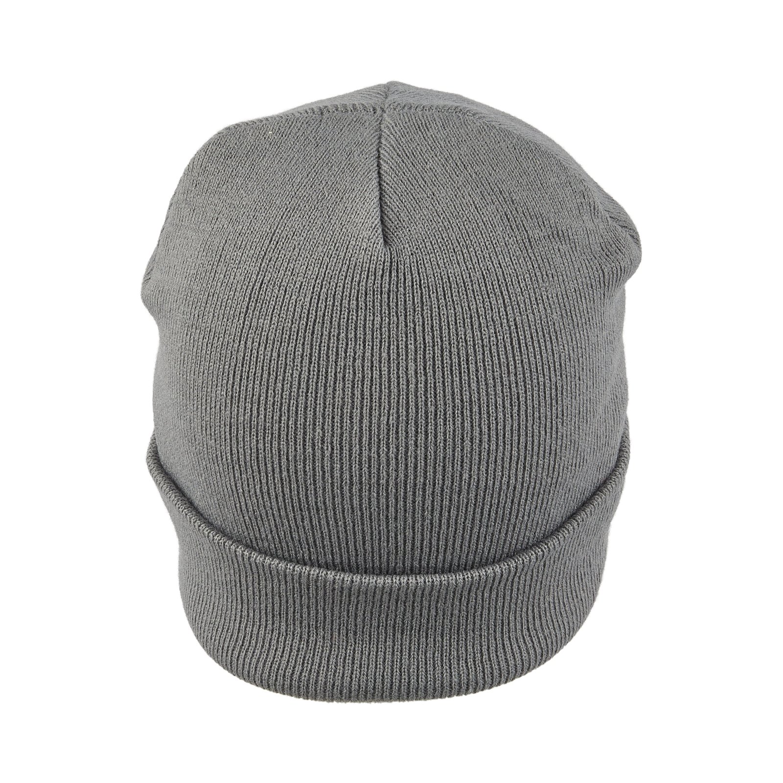 Mütze Unisex Anthrazit – Strickmütze, Detailansicht