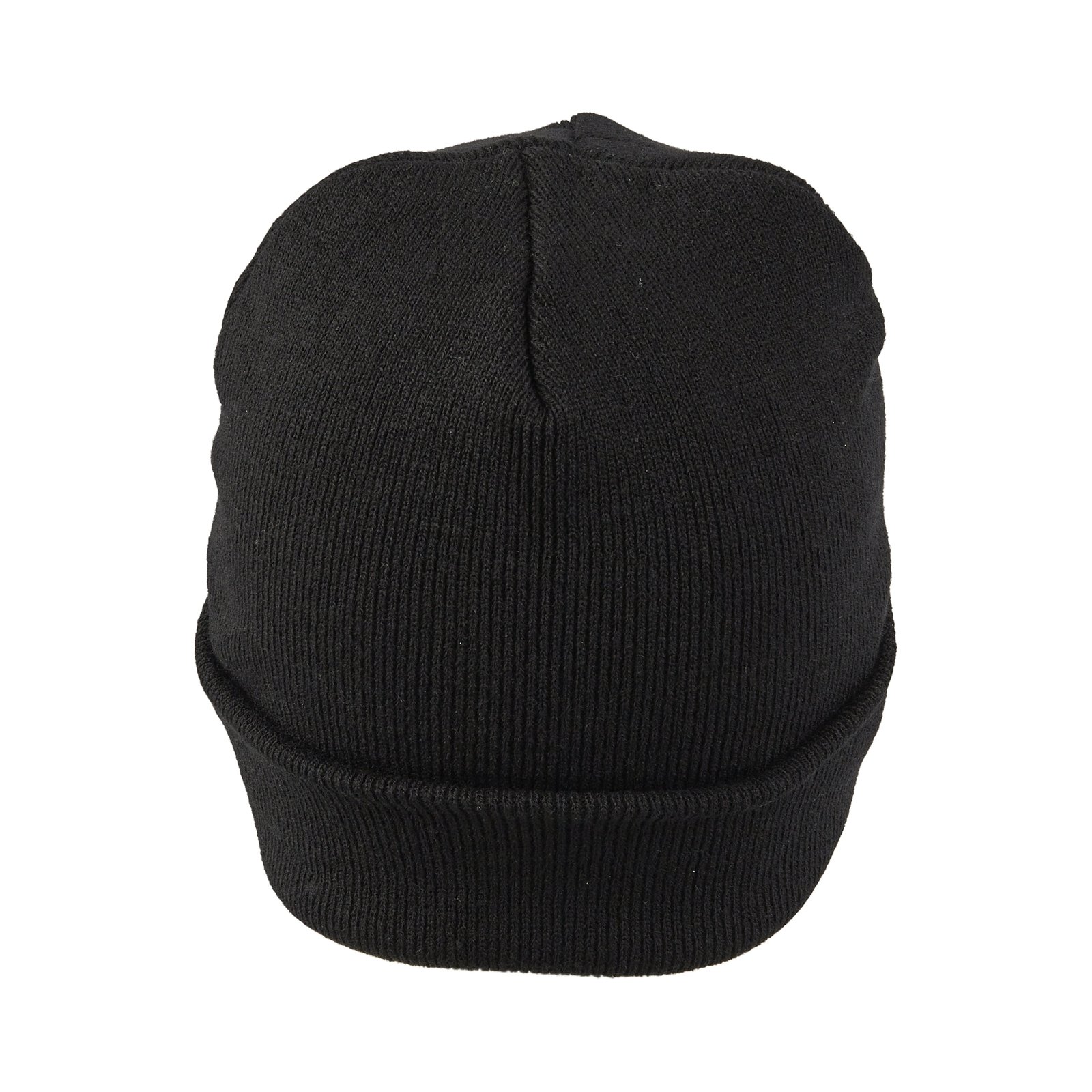 Mütze Unisex Schwarz – Strickmütze, Detailansicht