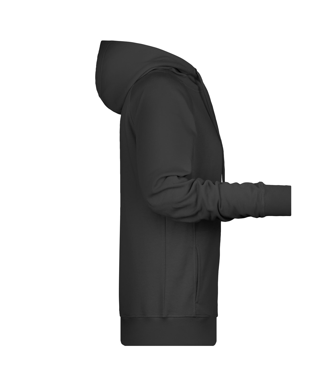 Pullover Damen Schwarz – Ladies' Hoody OCS Blended & RCS, Detailansicht