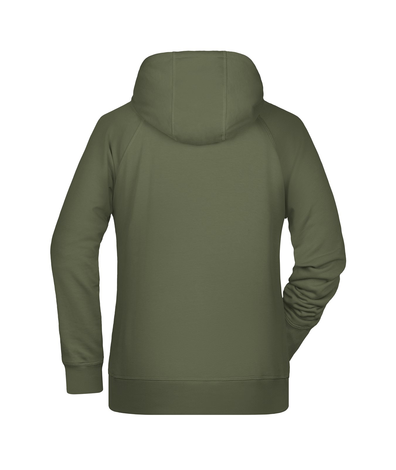 Pullover Damen Braun/Grün/Oliv – Ladies' Hoody OCS Blended & RCS, Detailansicht