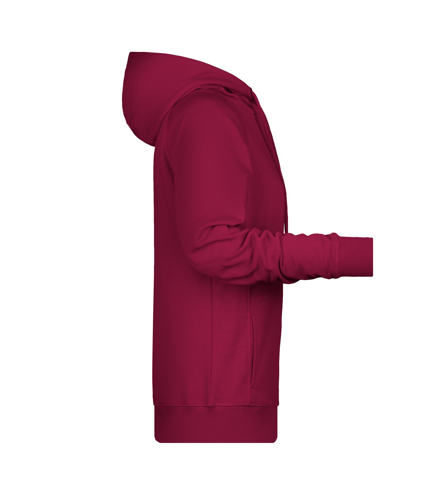 Pullover Damen Rot/Weinrot – Ladies' Hoody OCS Blended & RCS, Detailansicht