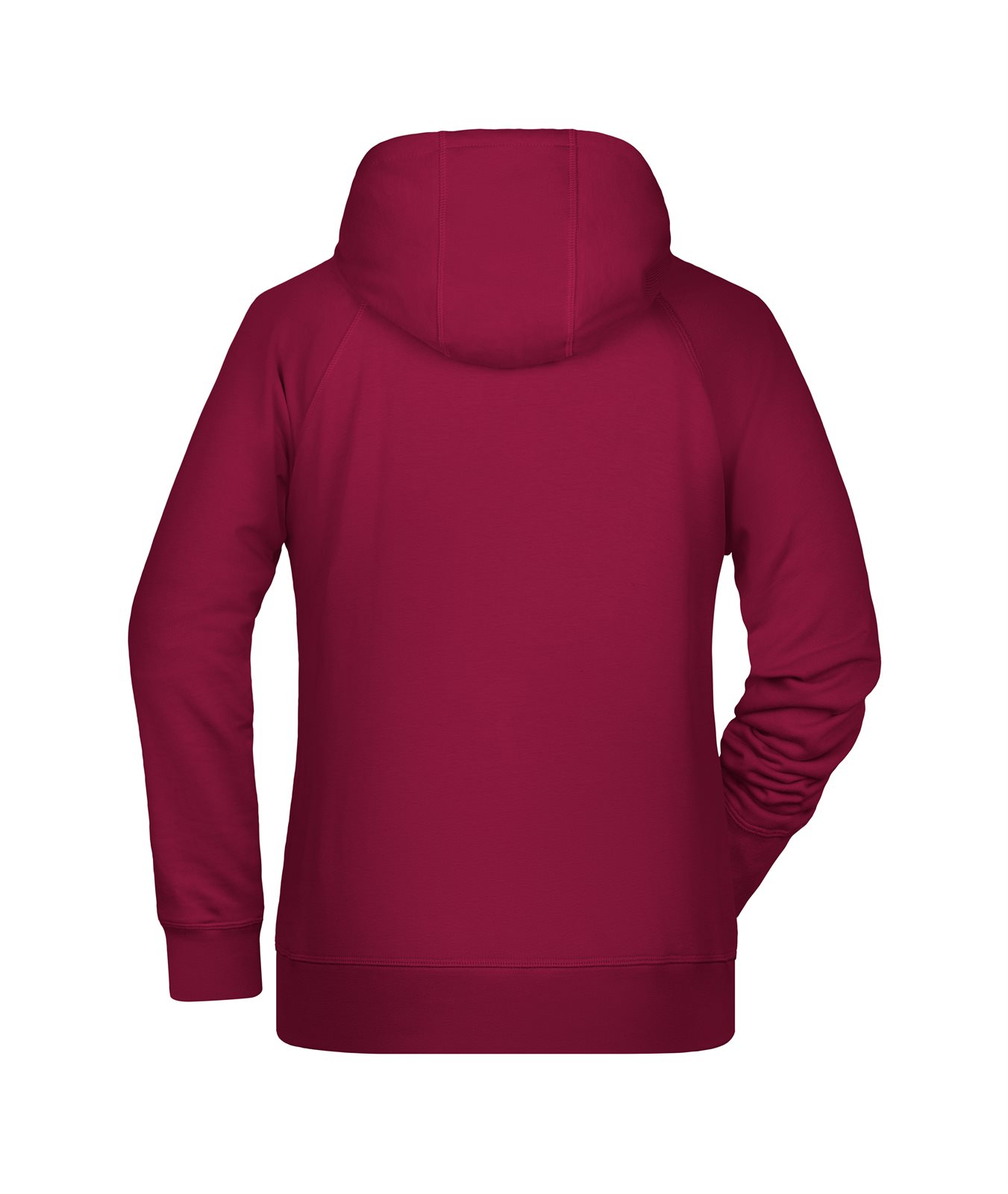 Pullover Damen Rot/Weinrot – Ladies' Hoody OCS Blended & RCS, Detailansicht