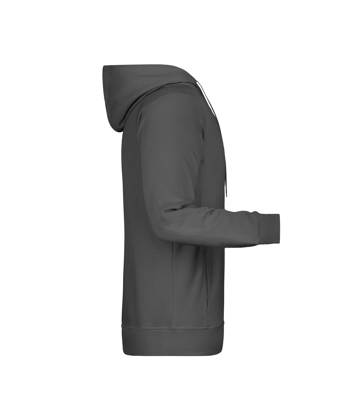Pullover Herren Grau – Men's Hoody OCS Blended & RCS, Detailansicht