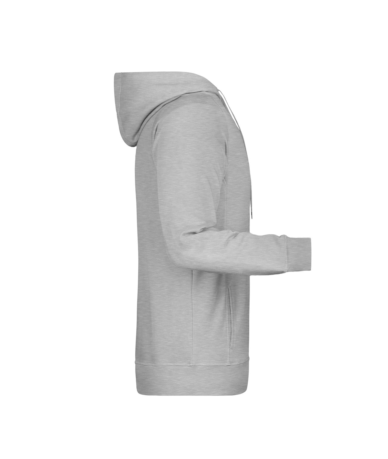 Pullover Herren Grau – Men's Hoody OCS Blended & RCS, Detailansicht