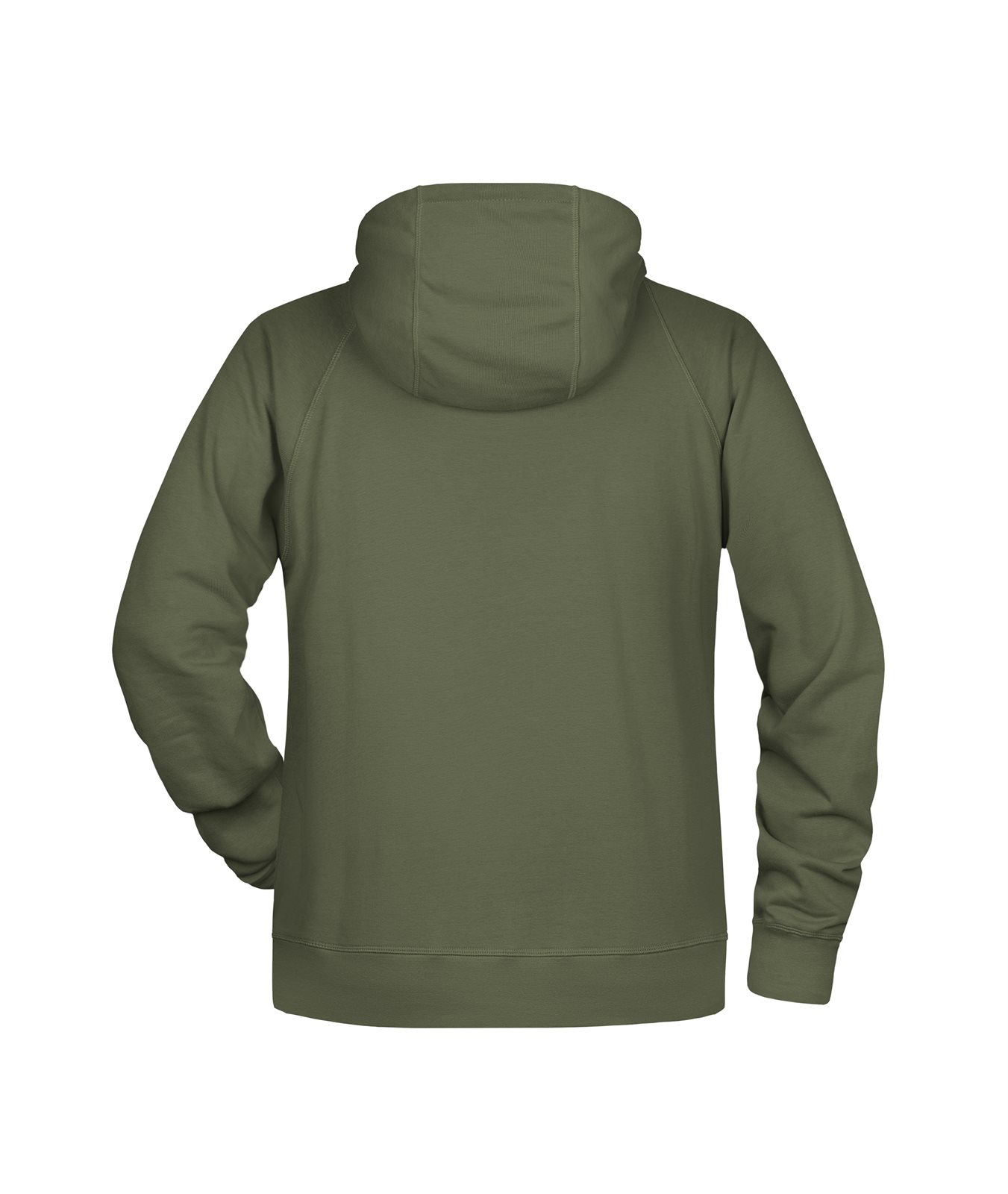 Pullover Herren Braun/Grün/Oliv – Men's Hoody OCS Blended & RCS, Detailansicht