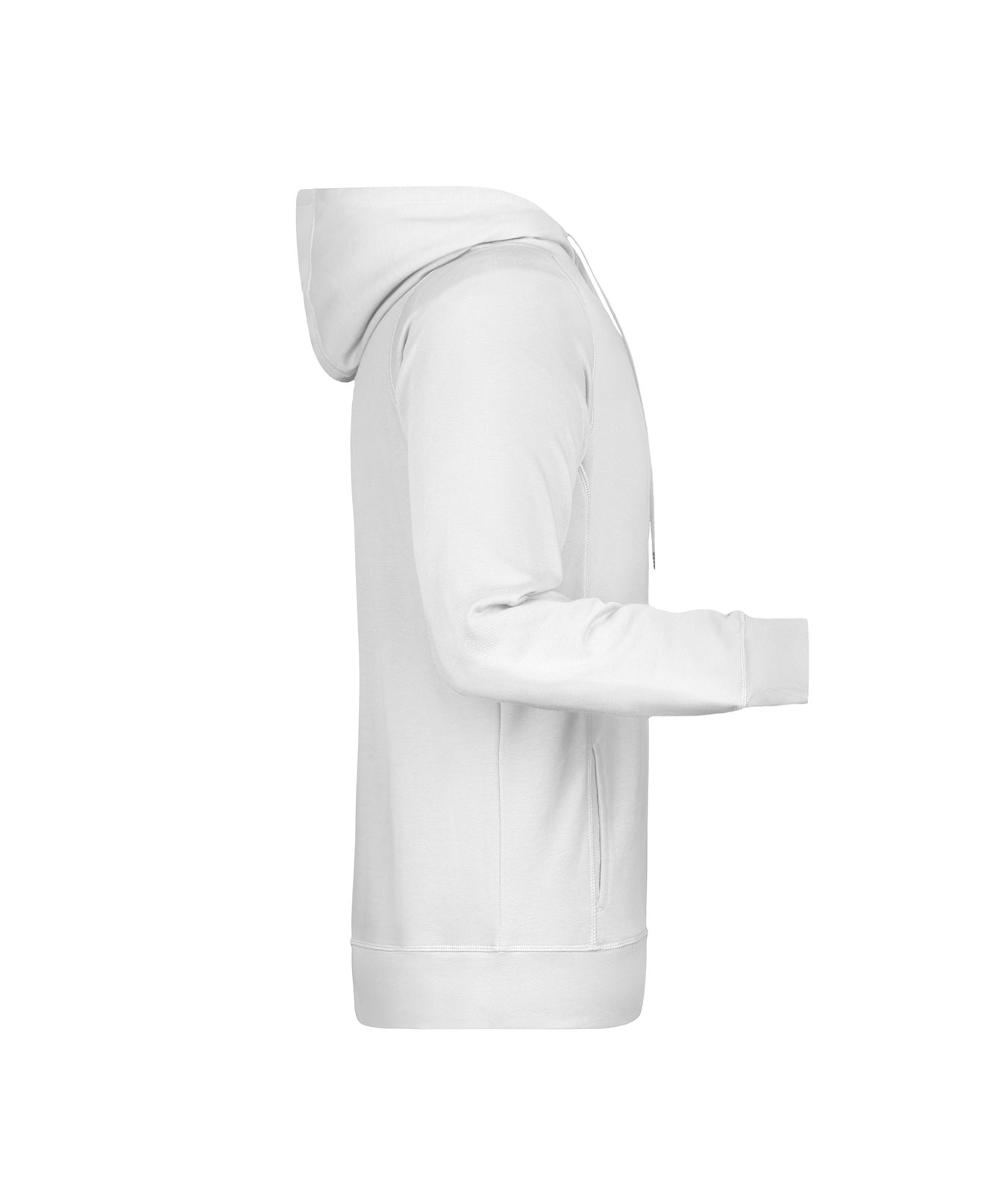 Pullover Herren Weiß – Men's Hoody OCS Blended & RCS, Detailansicht