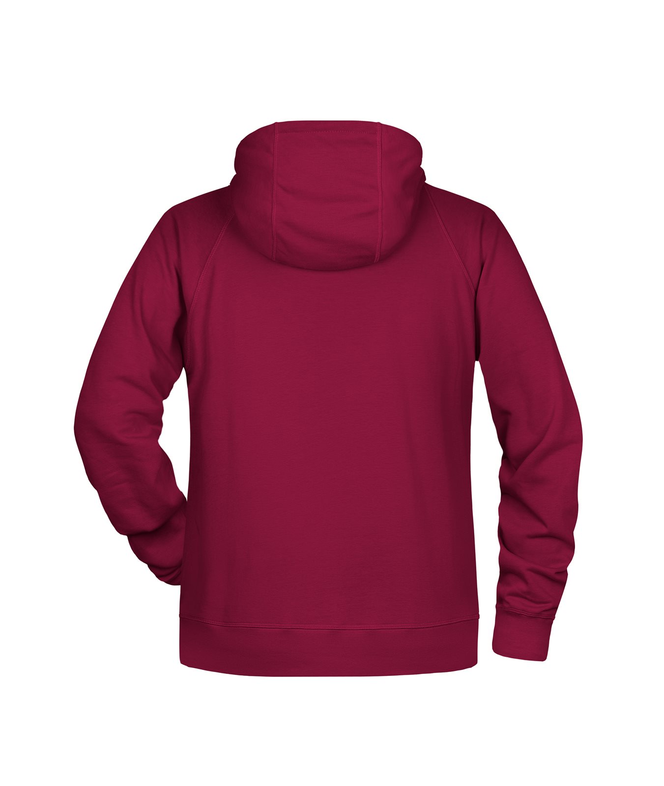 Pullover Herren Rot/Weinrot – Men's Hoody OCS Blended & RCS, Detailansicht