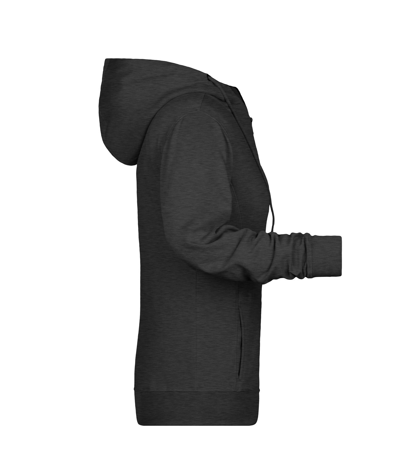 Jacke Damen Schwarz – Ladies' Zip Hoody OCS Blended & RCS, Detailansicht