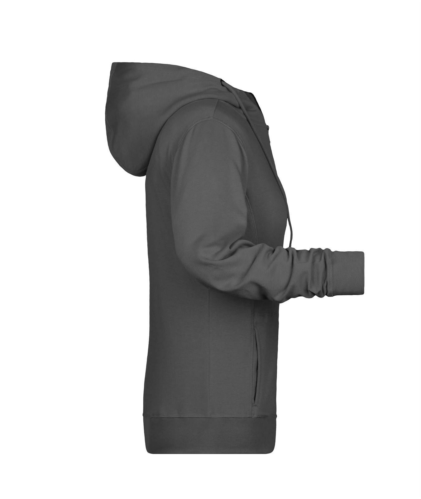 Jacke Damen Grau – Ladies' Zip Hoody OCS Blended & RCS, Detailansicht