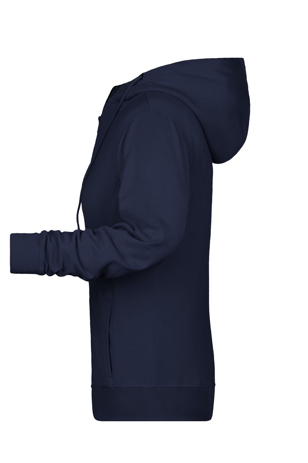 Jacke Damen Blau – Ladies' Zip Hoody OCS Blended & RCS, Detailansicht