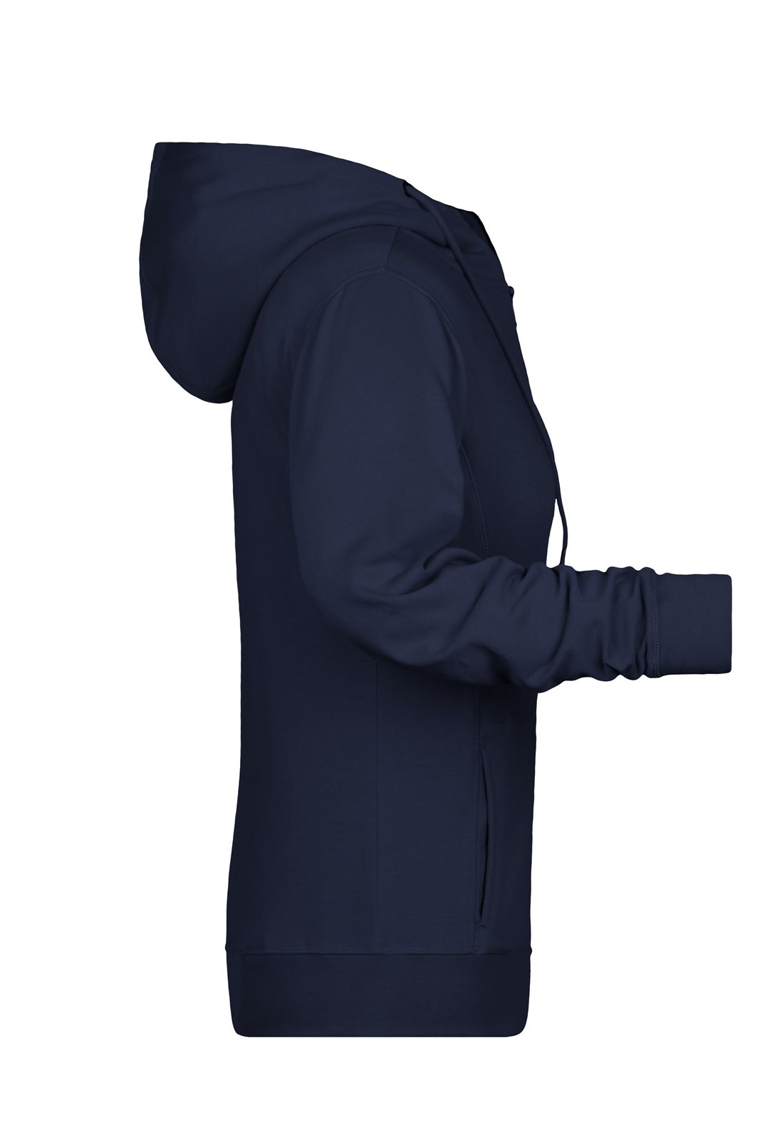 Jacke Damen Blau – Ladies' Zip Hoody OCS Blended & RCS, Detailansicht