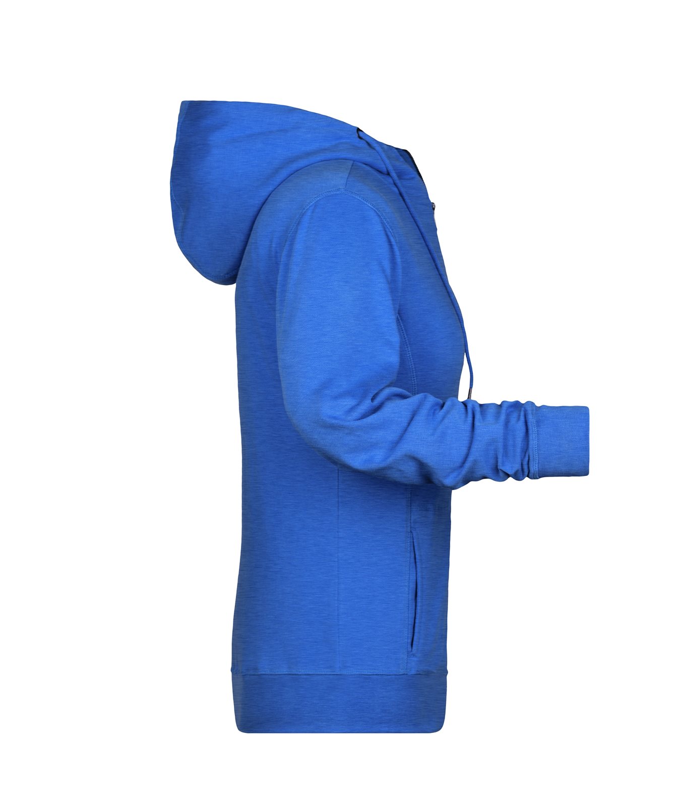 Jacke Damen Blau – Ladies' Zip Hoody OCS Blended & RCS, Detailansicht