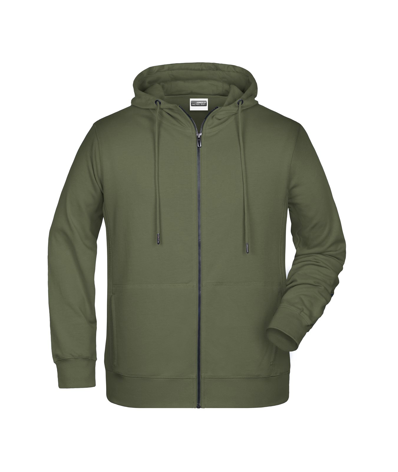 Jacke Herren Braun/Grün/Oliv – Men's Zip Hoody OCS Blended & RCS
