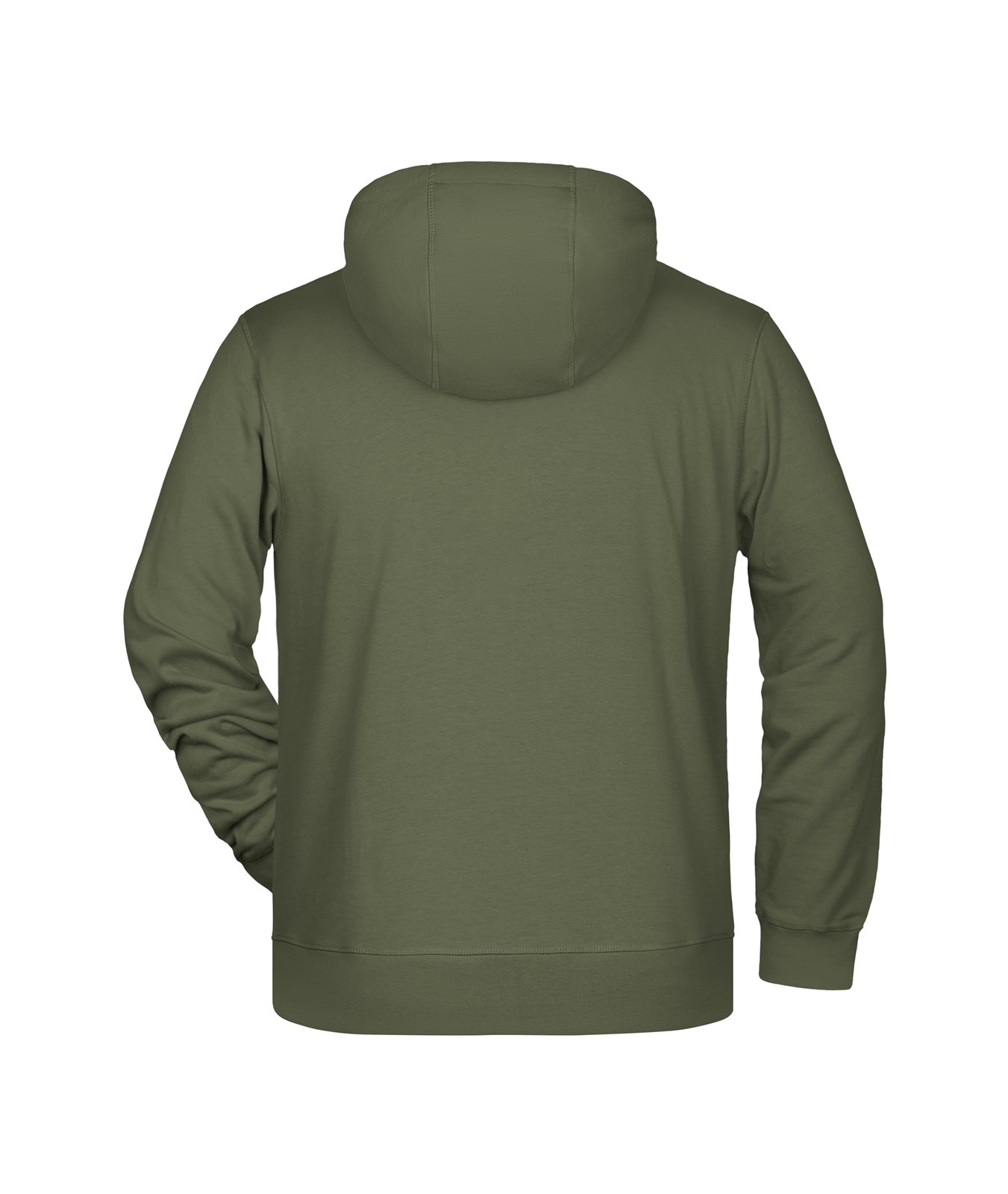 Jacke Herren Braun/Grün/Oliv – Men's Zip Hoody OCS Blended & RCS, Detailansicht