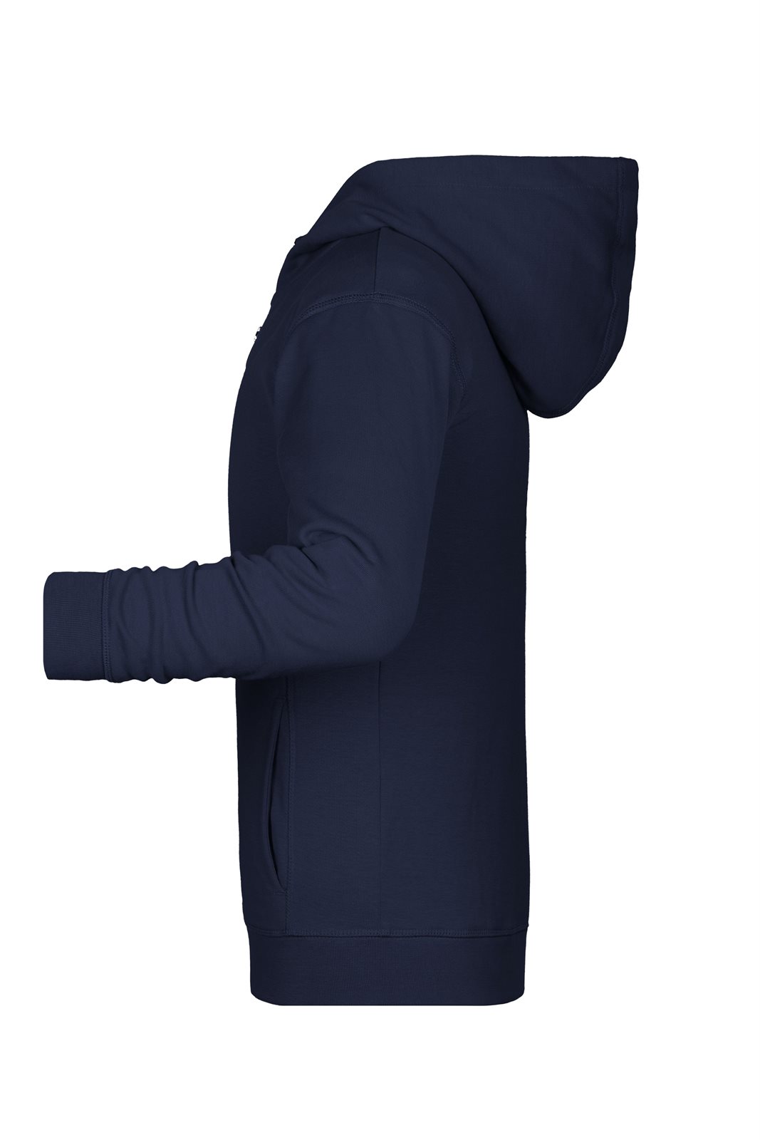 Jacke Kinder Blau – Children's Zip Hoody OCS Blended & RCS, Detailansicht