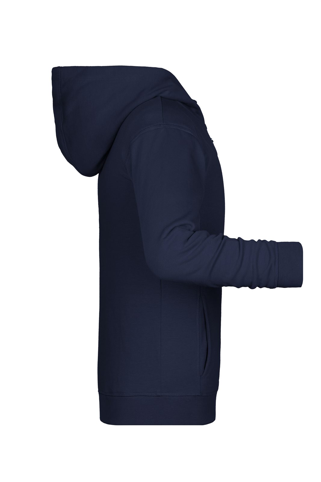 Jacke Kinder Blau – Children's Zip Hoody OCS Blended & RCS, Detailansicht