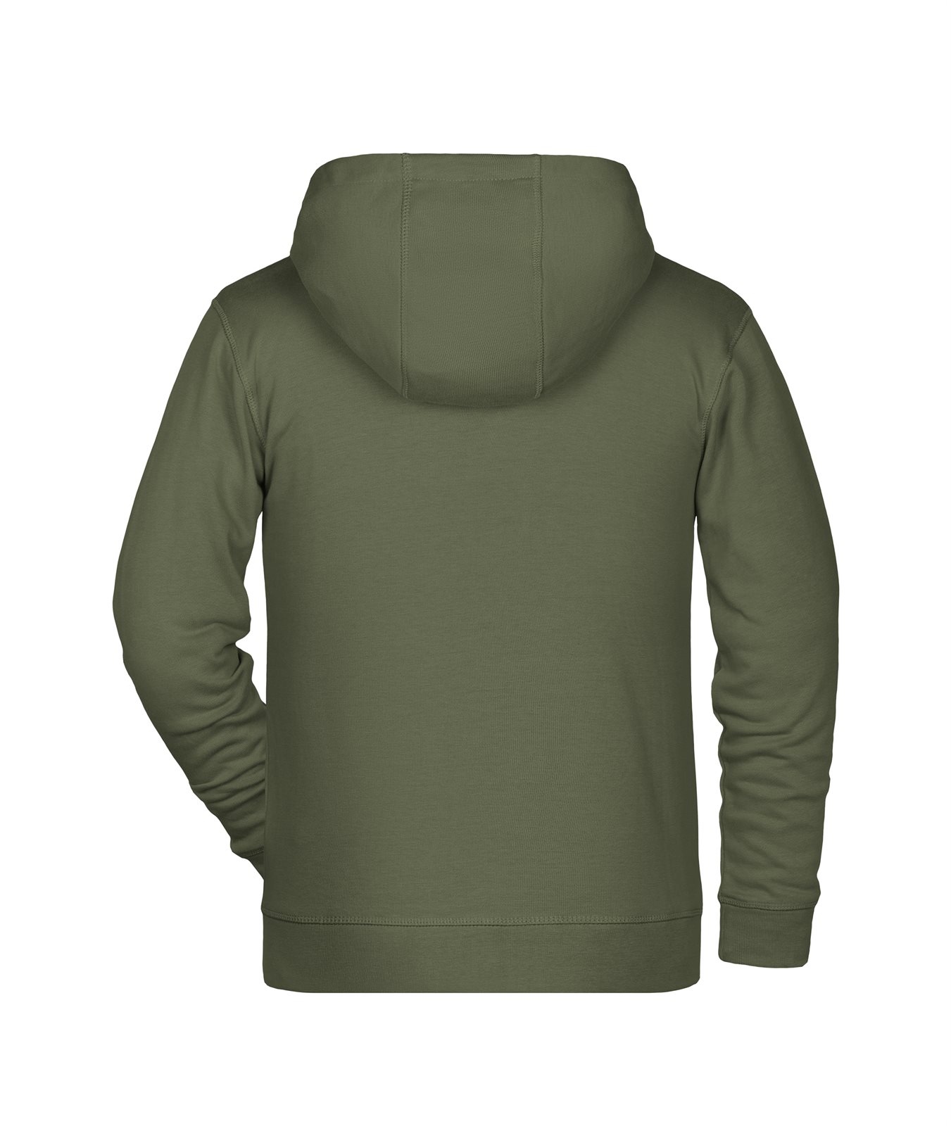 Jacke Kinder Braun/Grün/Oliv – Children's Zip Hoody OCS Blended & RCS, Detailansicht
