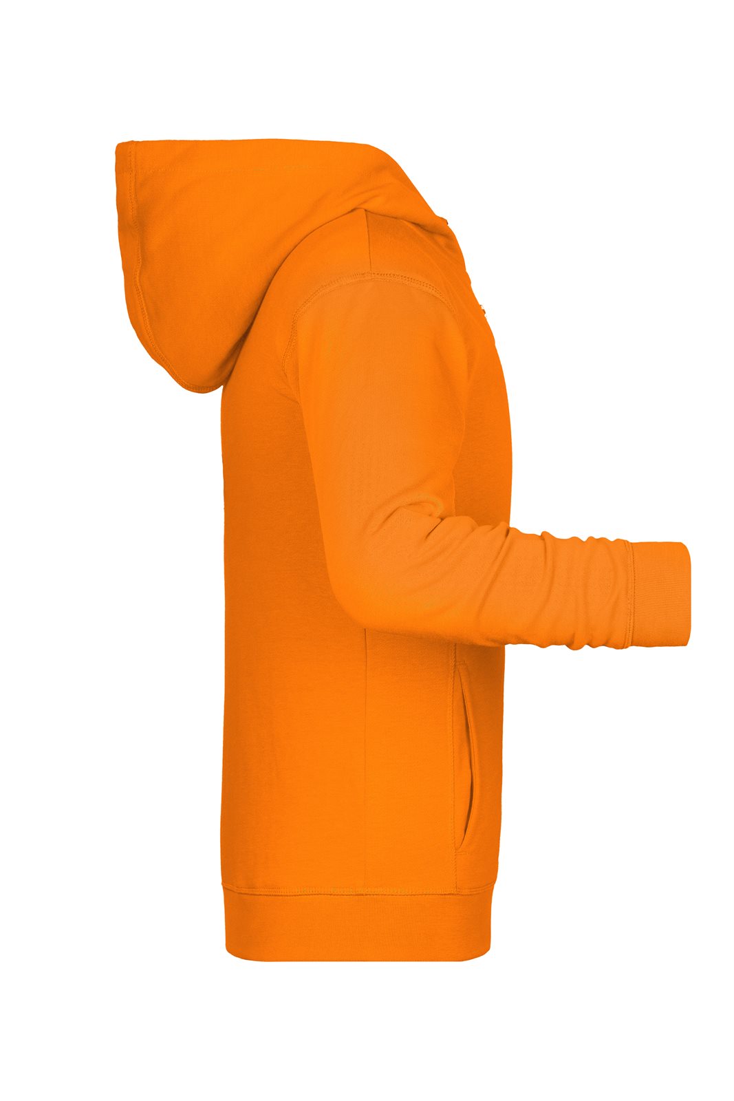 Jacke Kinder Orange – Children's Zip Hoody OCS Blended & RCS, Detailansicht