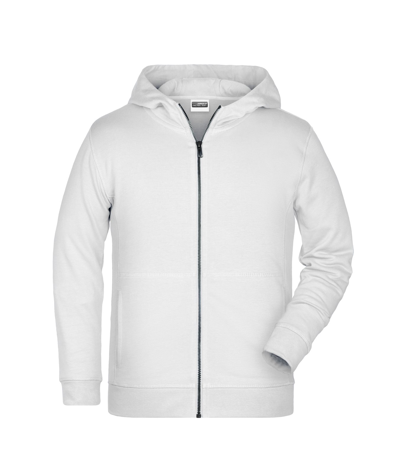 Jacke Kinder Weiß – Children's Zip Hoody OCS Blended & RCS